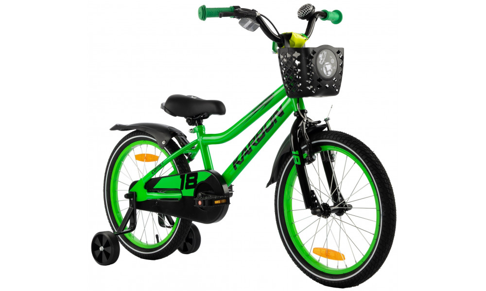 Jalgratas Karbon Comet 18 green neon - 1
