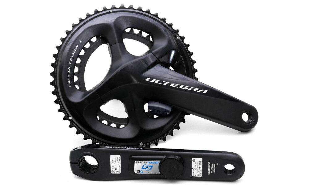 Vändad võimsusmõõturiga Stages Power LR Shimano Ultegra R8000 (UR8) 