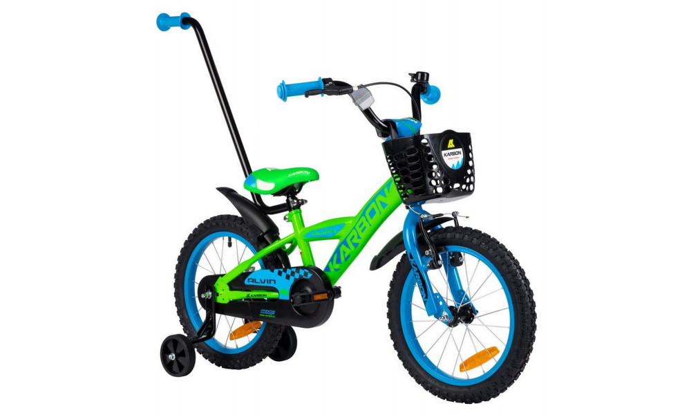 Jalgratas Karbon Alvin 16 green-blue - 15