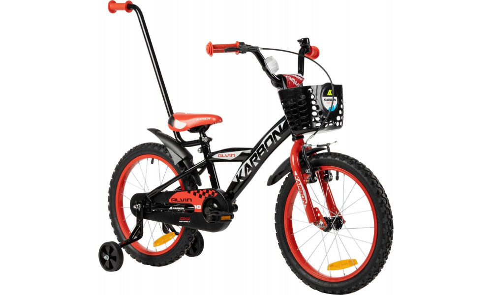 Jalgratas Karbon Alvin 18 black-red - 16