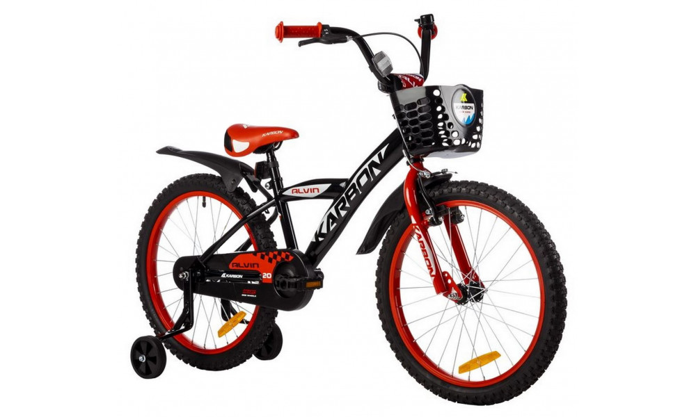 Jalgratas Karbon Alvin 20 black-red - 9