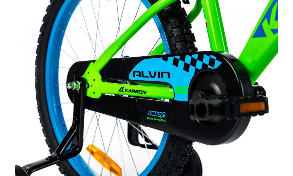 Jalgratas Karbon Alvin 20 green-blue - 11