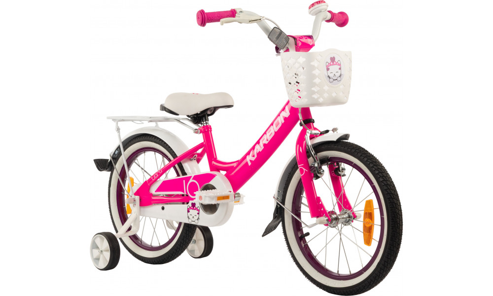 Jalgratas Karbon Tiara 16 pink - 1