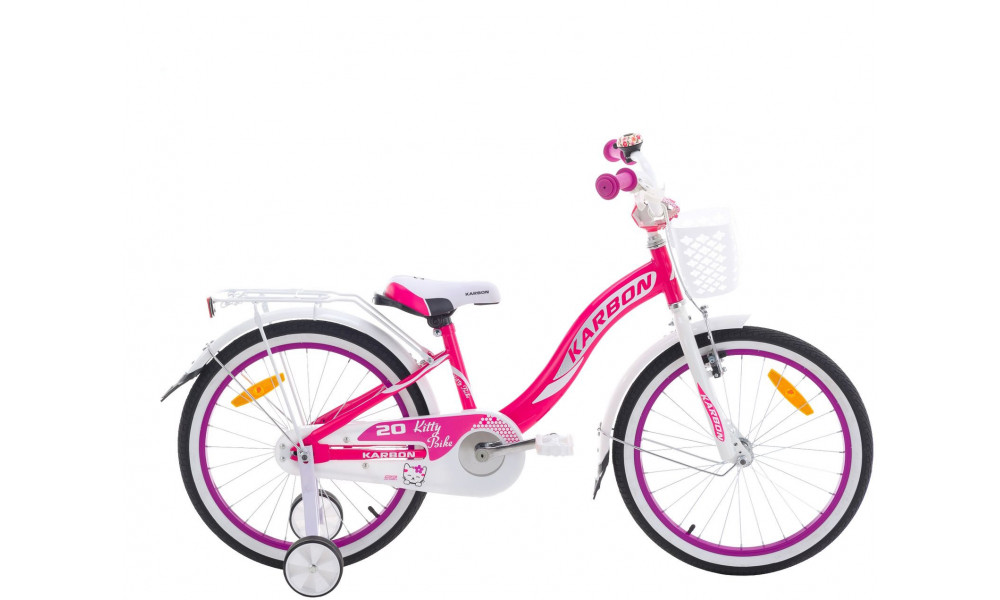 Jalgratas Karbon Kitty 20 pink-white 