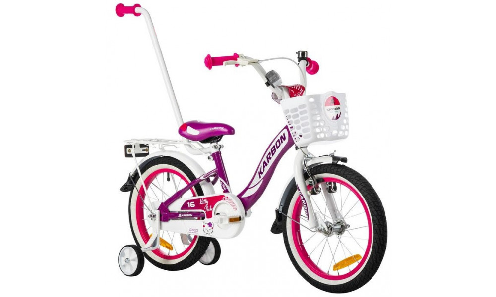 Jalgratas Karbon Kitty 16 violet-white - 11