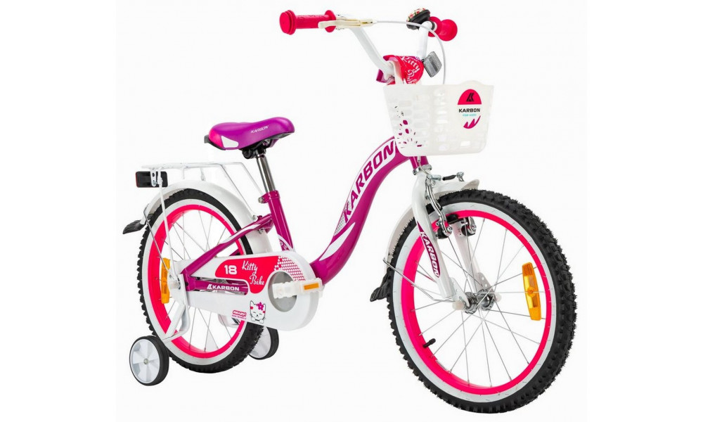 Jalgratas Karbon Kitty 18 violet-white - 11