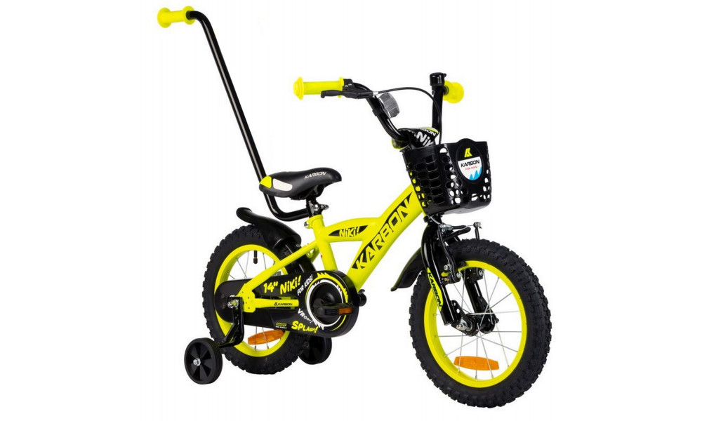 Jalgratas Karbon Niki 14 lime-black - 11