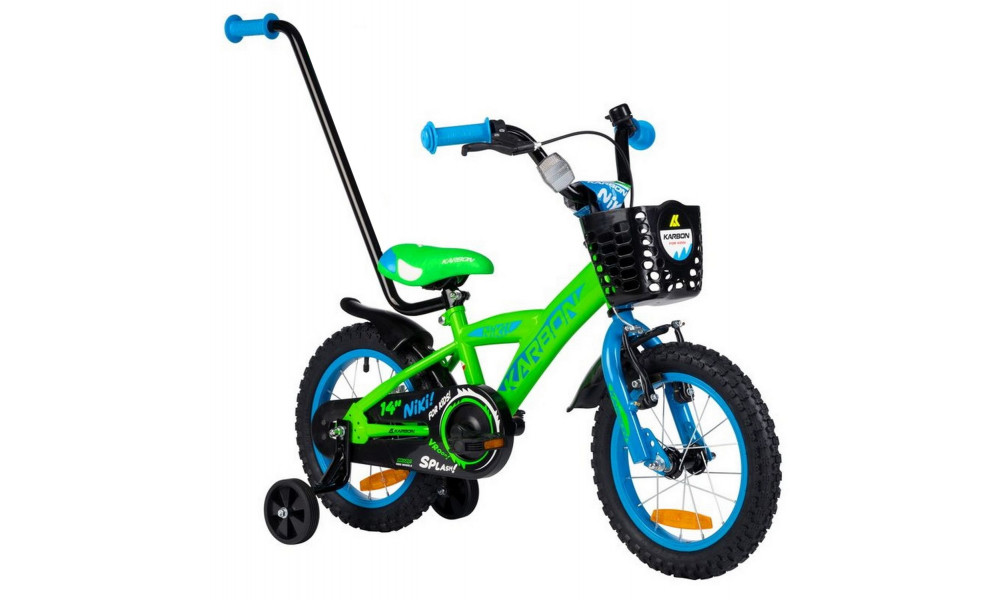 Jalgratas Karbon Niki 14 green-blue - 12