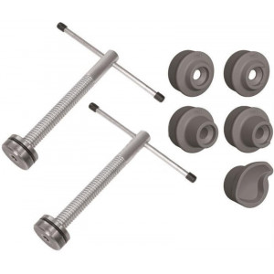 Tööriist Cyclus Tools repair stand spindle set incl. 5 adapters for 290007 (729998)Snap.In bottom bracket press for Press-Fit 