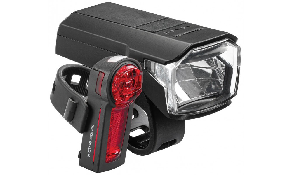 Tulede komplekt Trelock LS 480 Lighthammer 80 Lux + LS 740 Vector E-Bike - 1