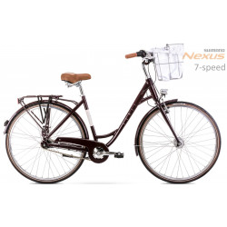 Jalgratas Romet Pop Art Lux 28" Alu 2022 bordo mat