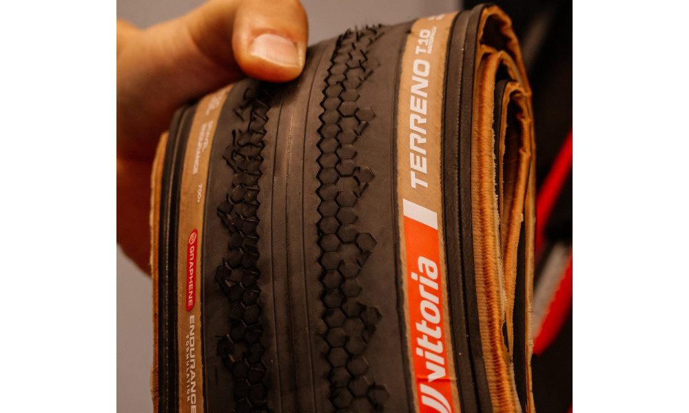 Rehv 28" Vittoria Terreno T10 Hardpack G2.0 TLR Fold 700x45c / 45-622 brown-black - 5