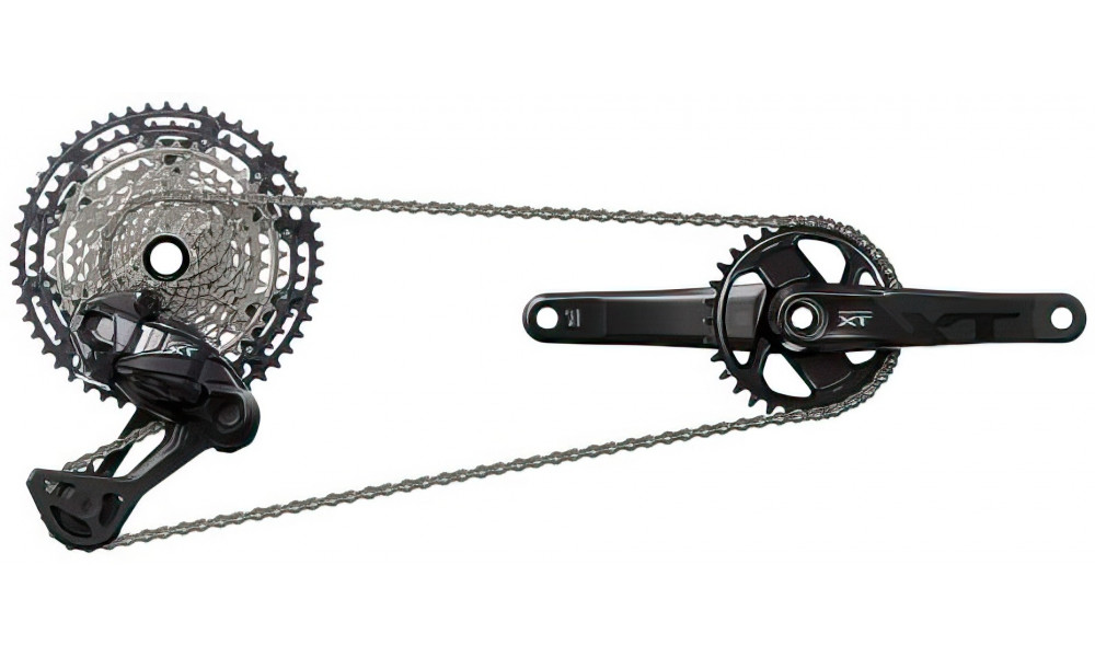 Tagavahetaja Shimano Deore XT Di2 RD-M8250 SGS 1x12-speed - 2