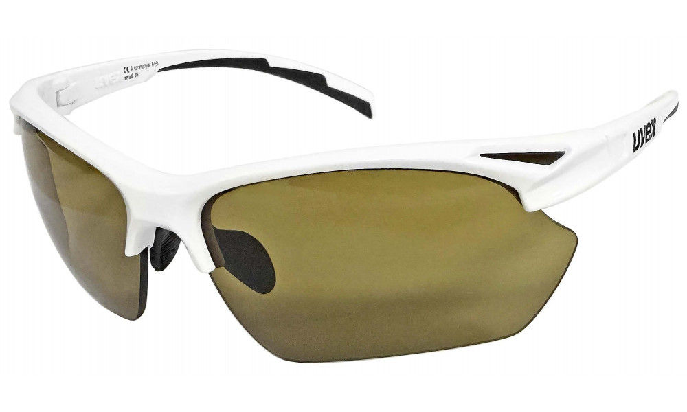 Prillid Uvex Sportstyle 615 small IR white/gr.br 