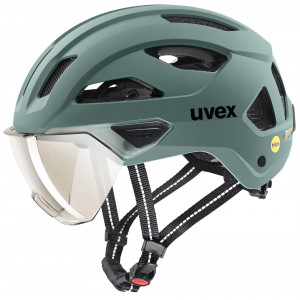 Kiivri Uvex stride visor MIPS sage green matt