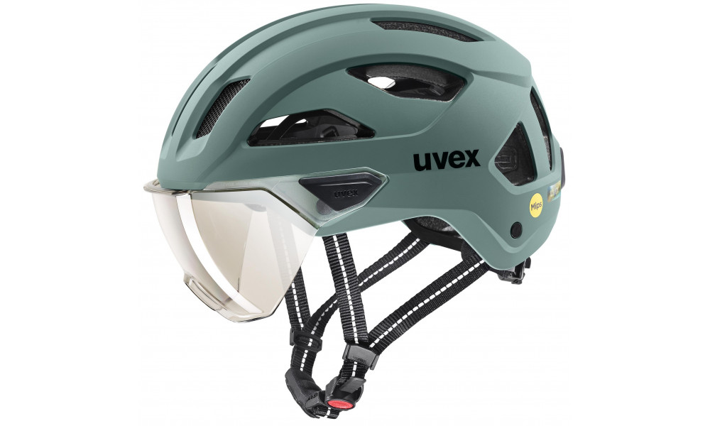 Kiivri Uvex stride visor MIPS sage green matt - 1