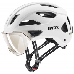 Kiivri Uvex stride visor white matt