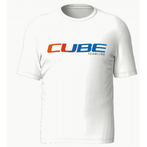 T-särk Cube Organic Teamline white