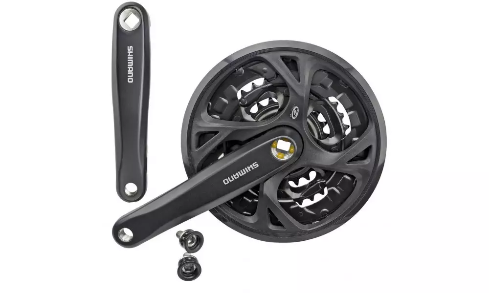 Vändad Shimano ALTUS FC-M371-48T 175MM 9-speed black 