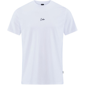 T-särk Cube Organic Script GTY Fit white