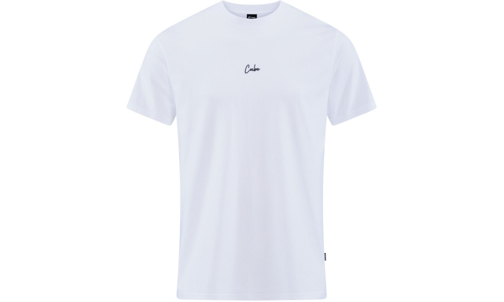 T-särk Cube Organic Script GTY Fit white - 1