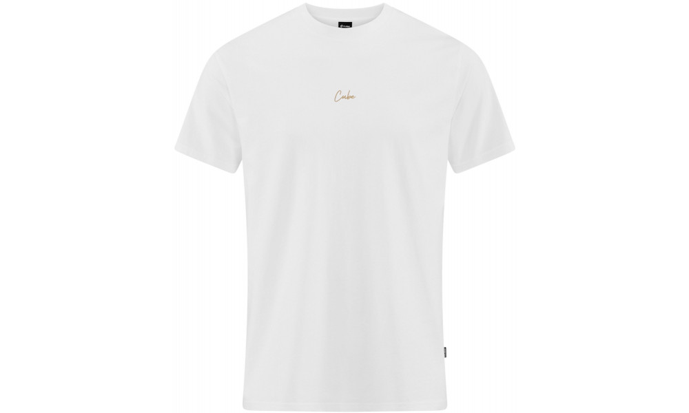 T-särk Cube Organic Script GTY Fit V2 white - 1