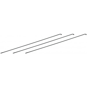 Kodarad NEWMEN Race black steel J-bend 264mm with nipples (3 tk.)