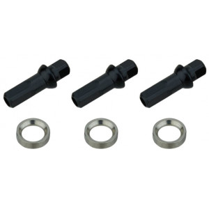 Kodarad NEWMEN Race black steel J-bend 264mm with nipples (3 tk.)