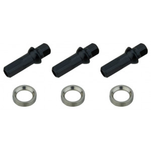 Kodarad NEWMEN Race black steel J-bend 266mm with nipples (3 tk.)