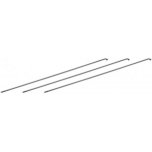 Kodarad NEWMEN Race black steel J-bend 280mm with nipples (3 tk.)