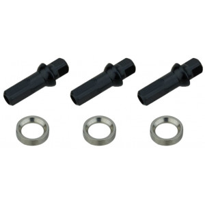 Kodarad NEWMEN Race black steel J-bend 280mm with nipples (3 tk.)
