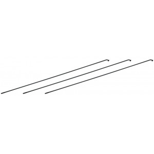 Kodarad NEWMEN Race black steel J-bend 282mm with nipples (3 tk.)