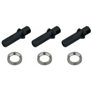 Kodarad NEWMEN Race black steel J-bend 282mm with nipples (3 tk.)