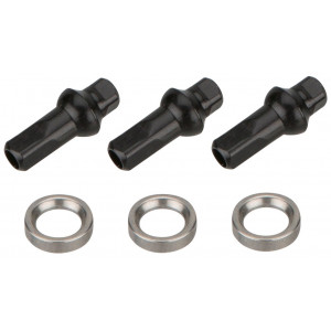 Kodarad NEWMEN Race black steel SP 258mm with nipples (3 tk.)