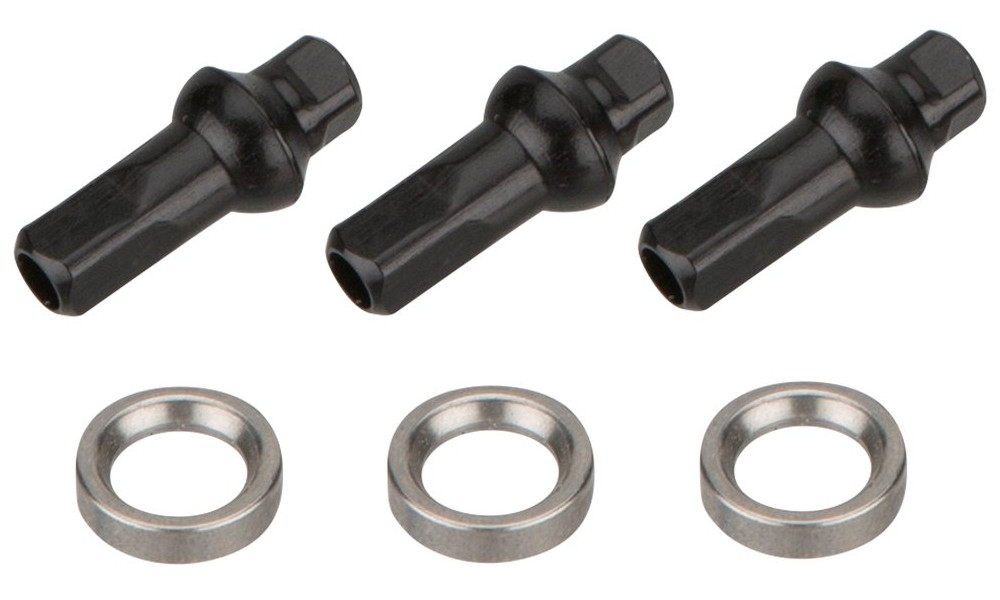 Kodarad NEWMEN Race black steel SP 258mm with nipples (3 tk.) - 2