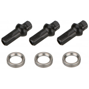 Kodarad NEWMEN Race black steel SP 276mm with nipples (3 tk.)