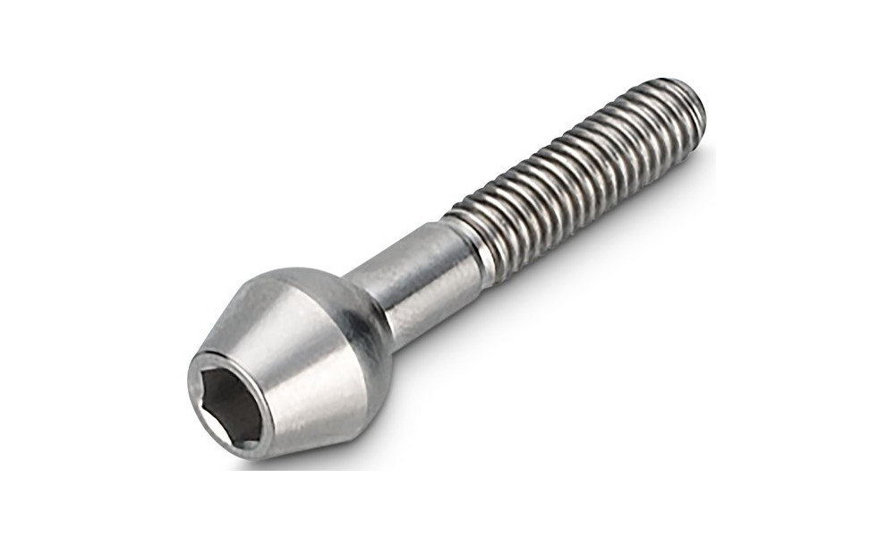 Sadulahoidiku polt NEWMEN Hex Titanium M6x30 TL10.5 - 1