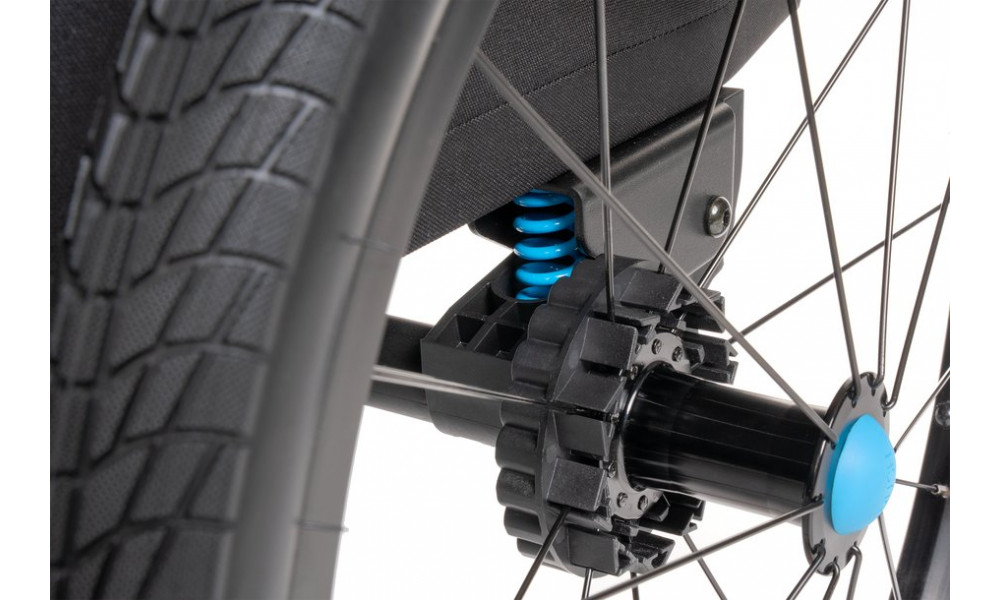 Kids trailer Cube Double Pure black-grey - 2