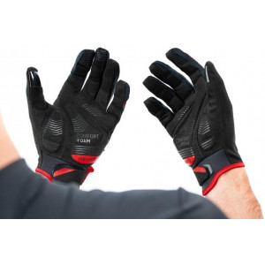 Gloves Cube Long X NF black'n'red