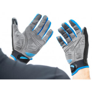 Gloves Cube Long X NF grey'n'blue