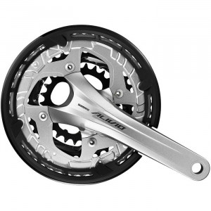 Vändad Shimano ALIVIO FC-T4060 175MM 9-speed silver