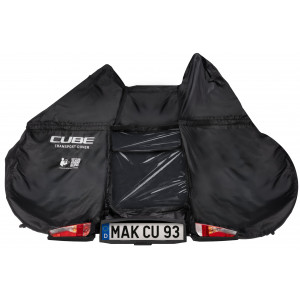 Bicycle cover Cube Transport 2 bikes black