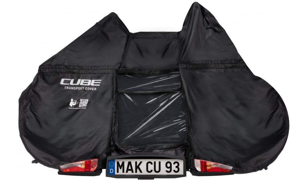 Bicycle cover Cube Transport 2 bikes black - 1