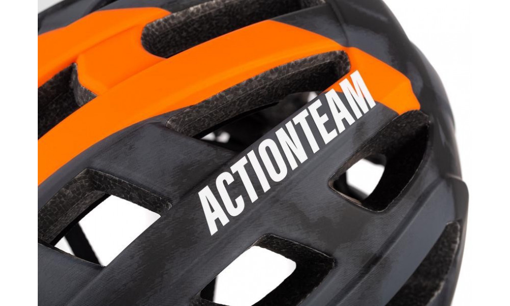 Helmet Cube Badger X Actionteam grey'n'orange - 5