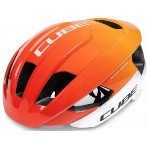 Helmet Cube Heron Teamline white'n'orange
