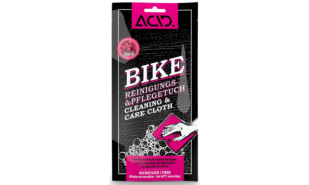 Lapp ACID Bike Cleaning & Care microfibre 40x50cm 