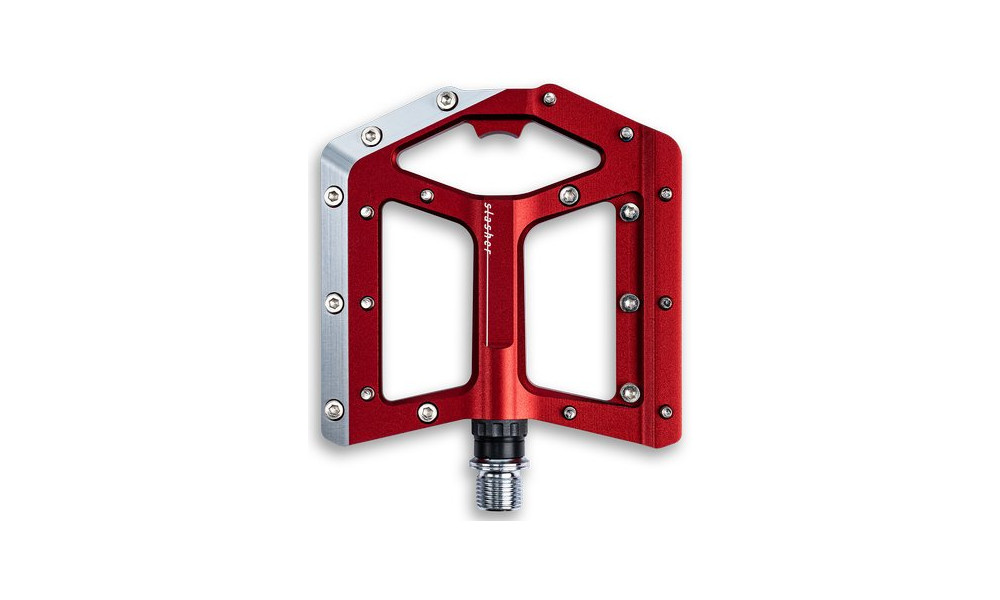 Pedals Cube Slasher Alu red - 4