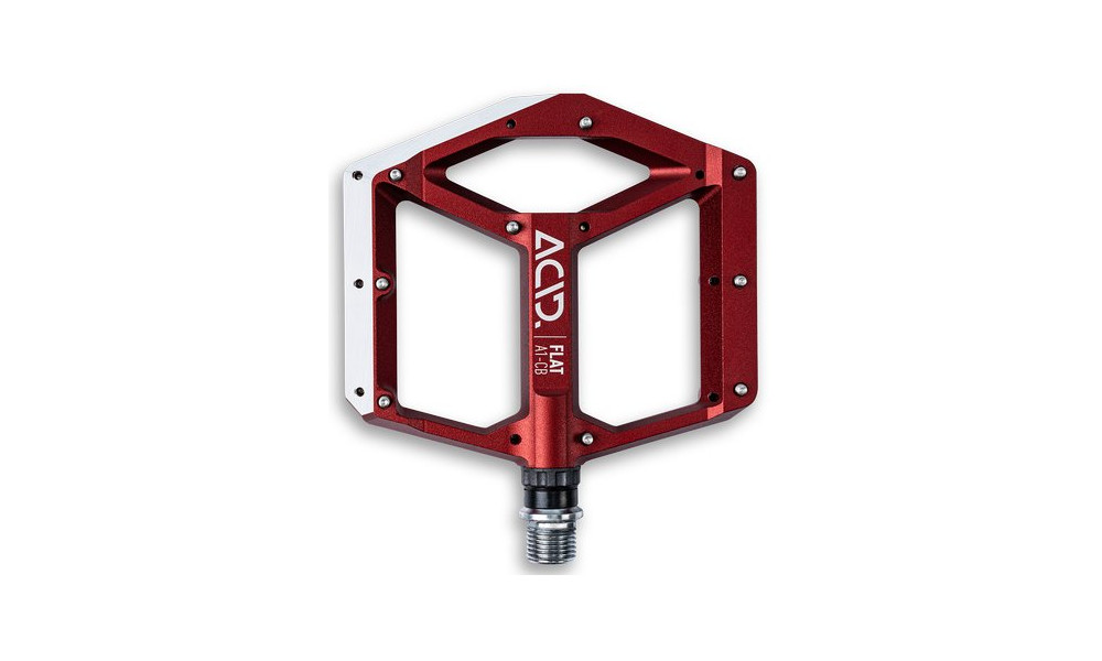 Pedaalid ACID Flat A1-CB Alu red - 4