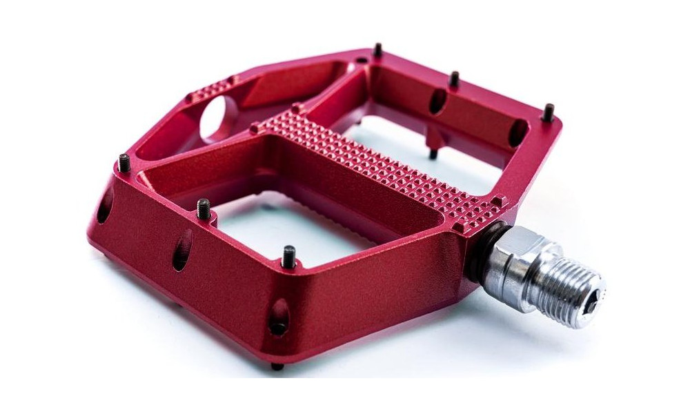 Pedaalid ACID Flat A3-ZP Alu red - 2