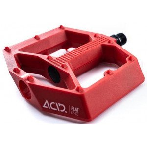 Pedaalid ACID Flat C2-CC Plastic red